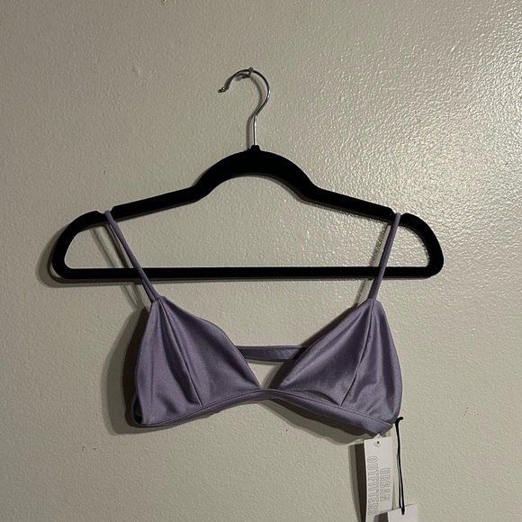 Lilac purple jade swim triangle bikini size L - Picture 2 of 5